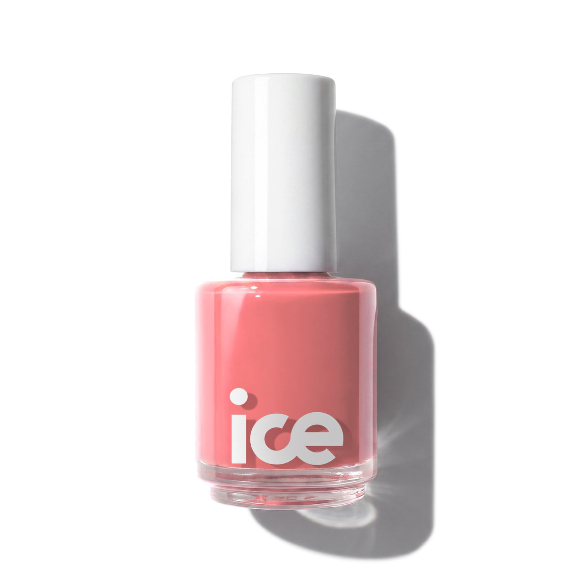 ICE Pink 129 - Sunkissed Rose 15ml nail polish bottle