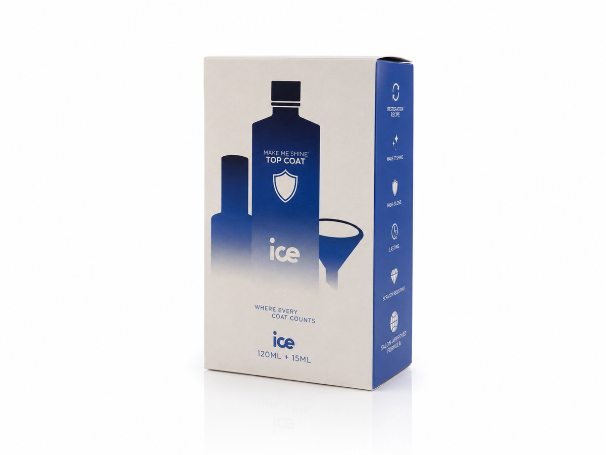 Make Me Shine Kit Top Coat ( 120ml + 15ml )
