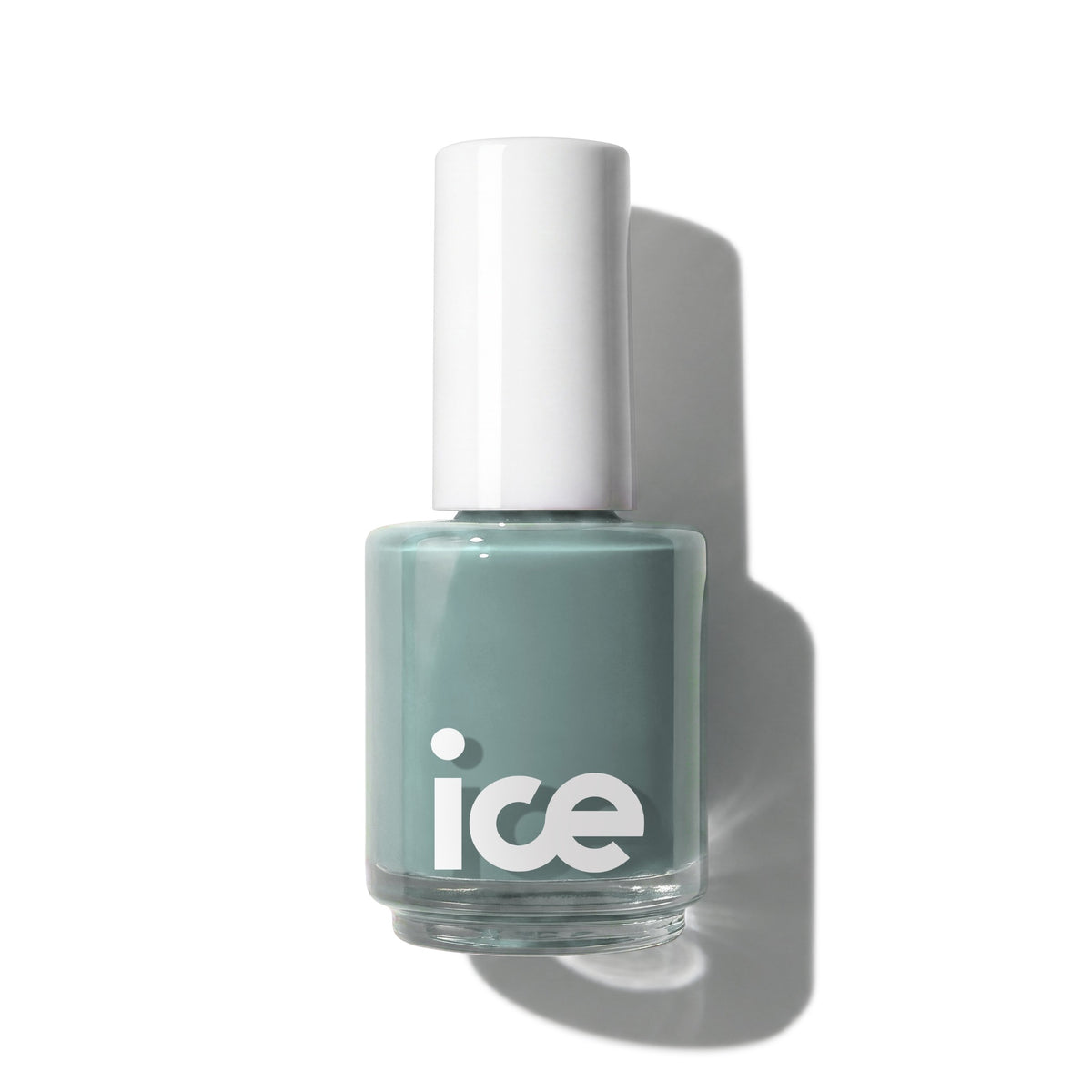 ICE Green 215 - Frosted Jade 15ml nail polish bottle