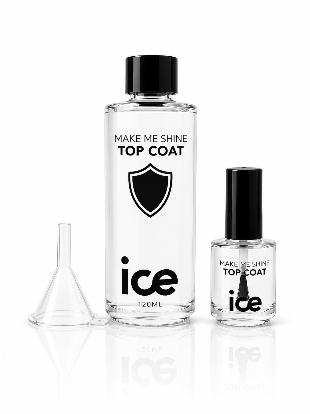 Make Me Shine Kit Top Coat ( 120ml + 15ml )